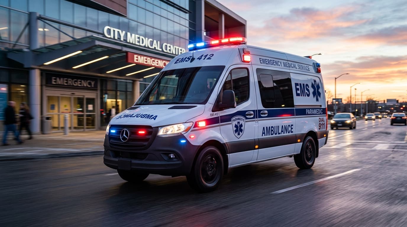 Gombe SEMSAS Modern White Ambulance